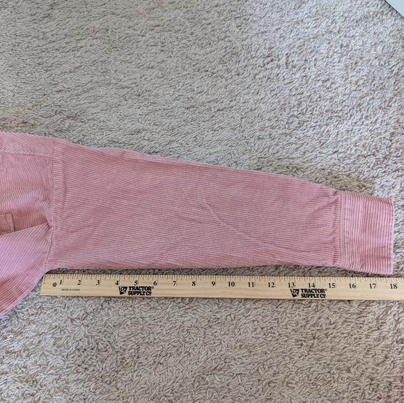 Monki Dusty Pink Corduroy Shirt - Picture 9 of 10